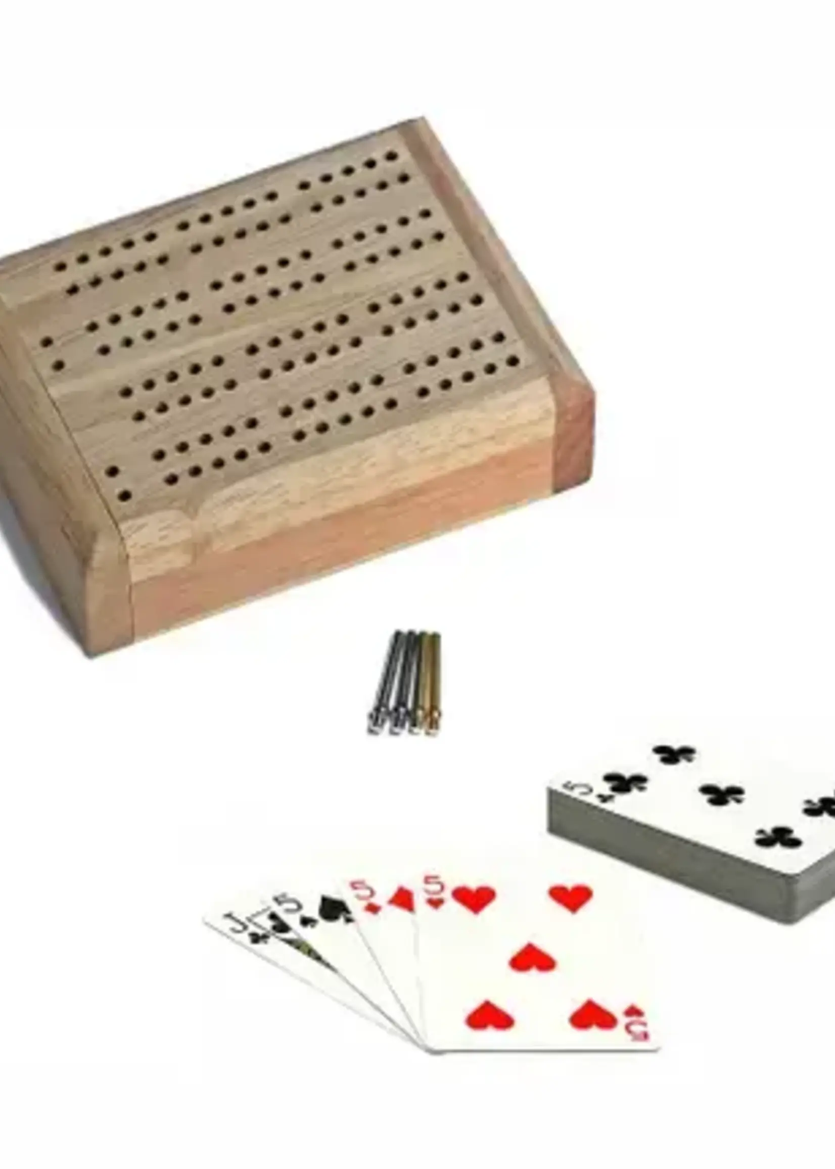 Wood Expressions Mini Travel Cribbage Set - Wood, 2 Track