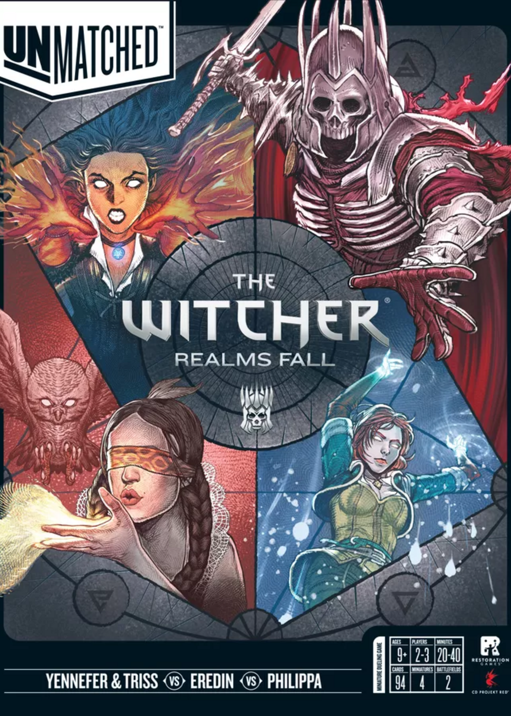 Restoration Games Unmatched: Witcher- Realms Fall