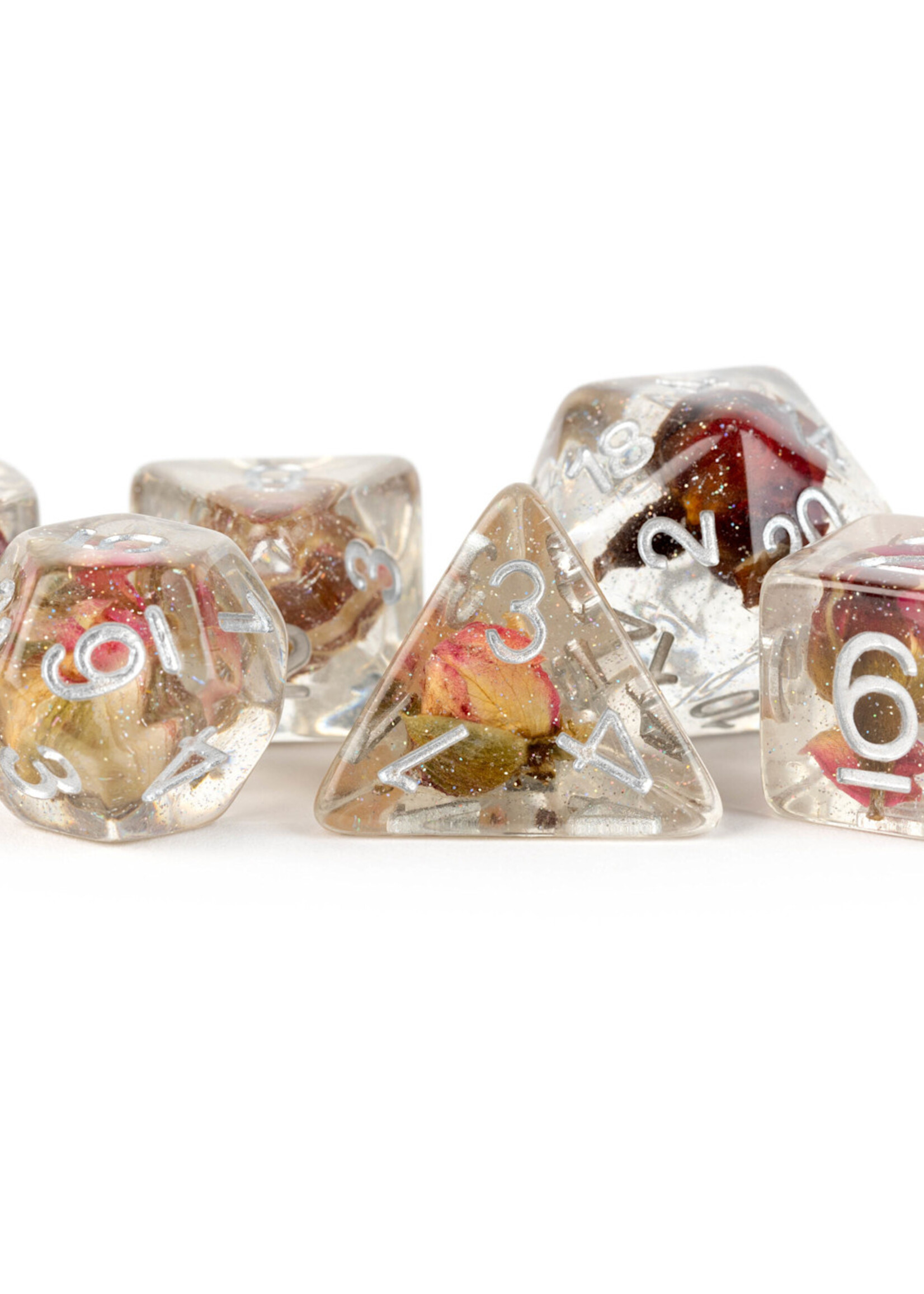 FanRoll by Metallic Dice Games (MDG) Rose Inclusion RPG Set (7)
