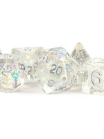 FanRoll by Metallic Dice Games (MDG) Rainbow Frost InclusionRPG Set (7)