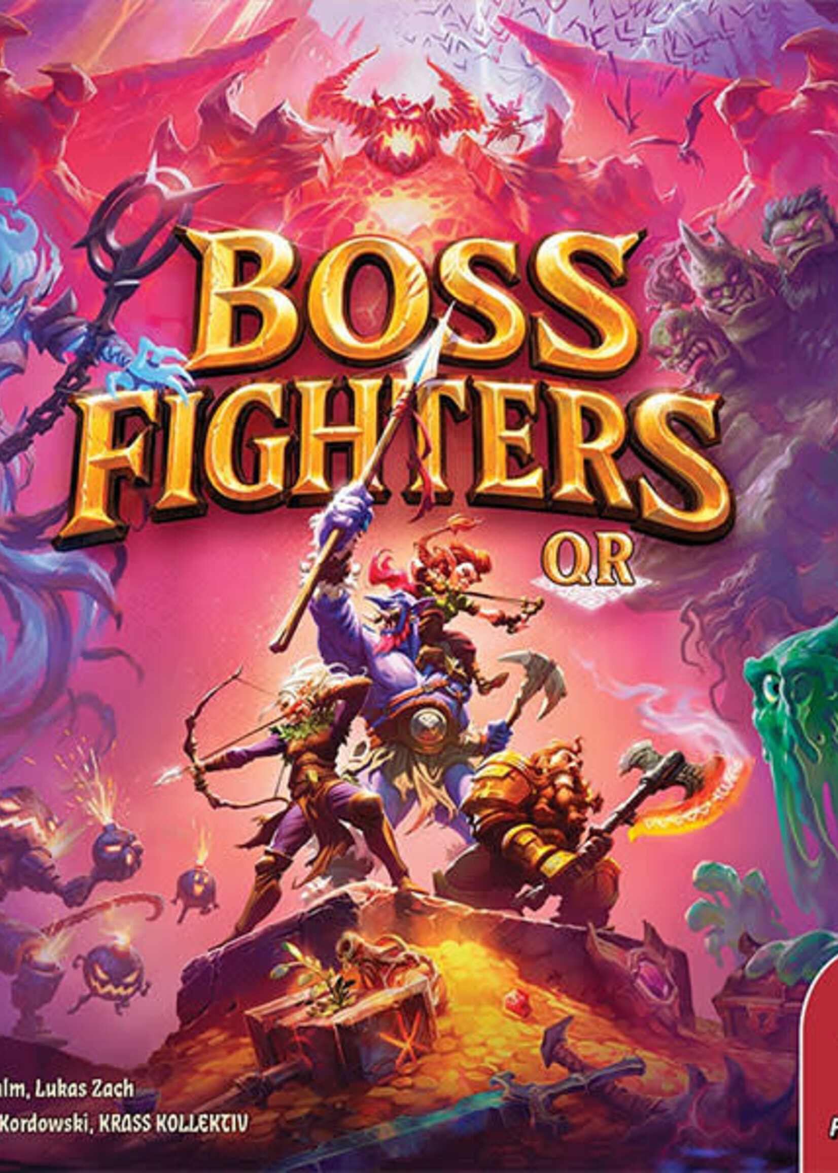Pandasaurus Games Boss Fighters QR