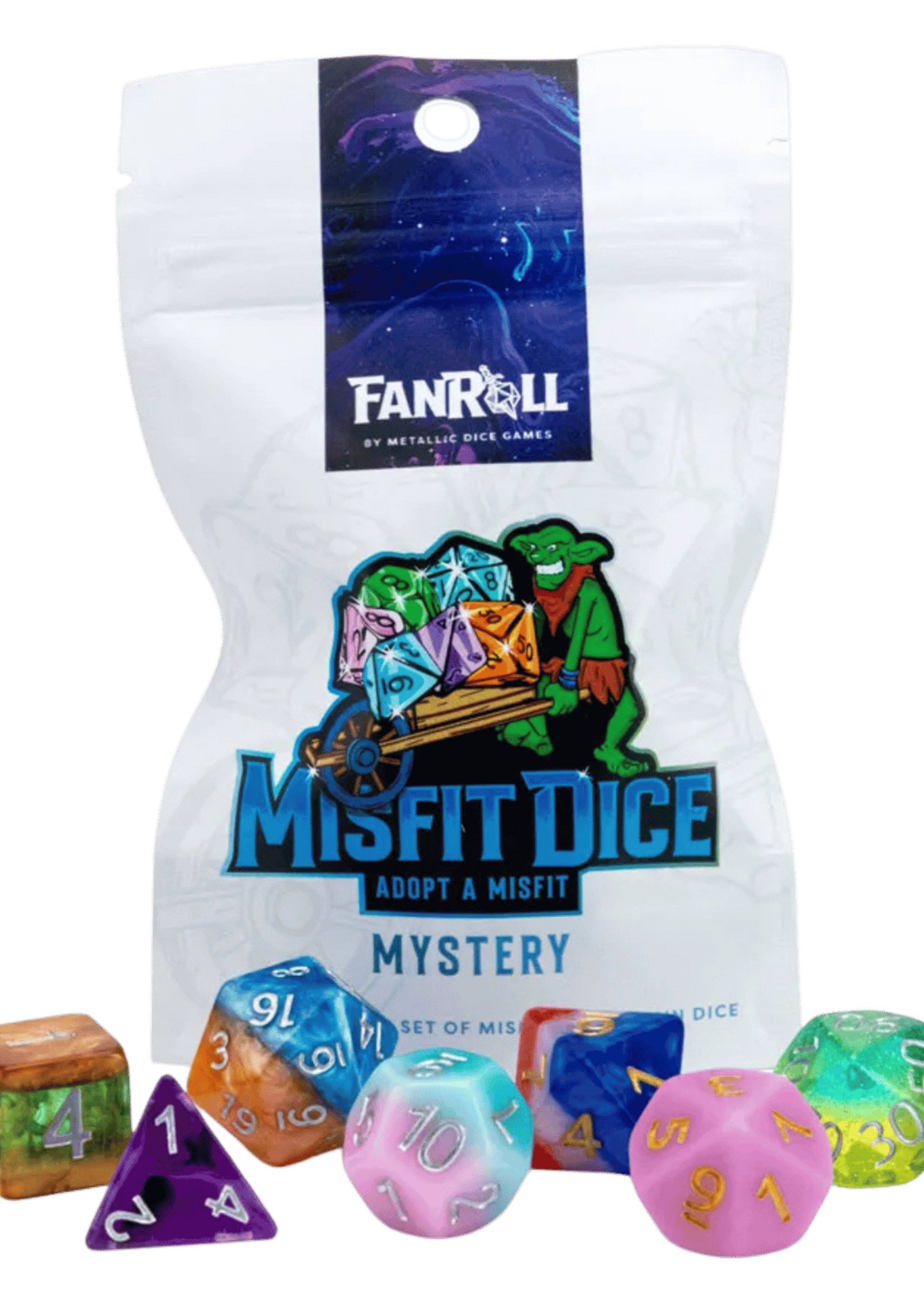 FanRoll by Metallic Dice Games Misfit Resin Set