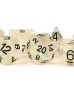 FanRoll by Metallic Dice Games (MDG) Icy Opal Clear RPG Set (7)