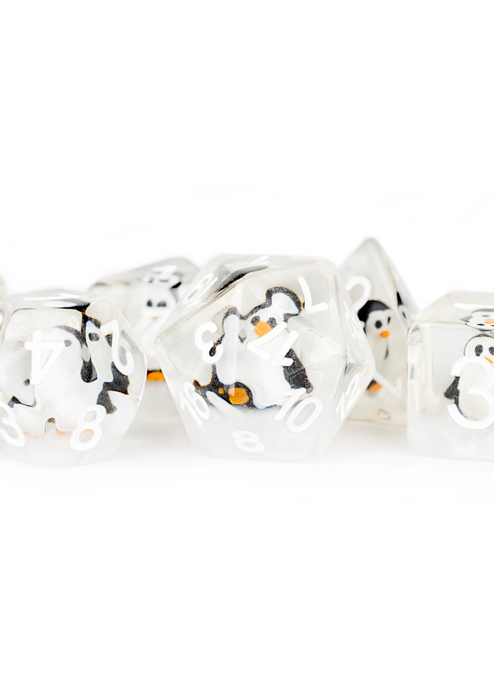 FanRoll by Metallic Dice Games (MDG) Penguin Dice RPG Set (7)