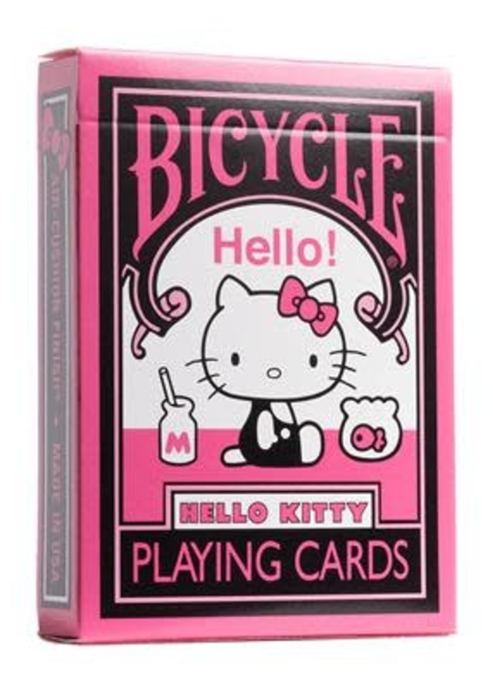 Asmodee Bicycle Hello Kitty Black & Pink