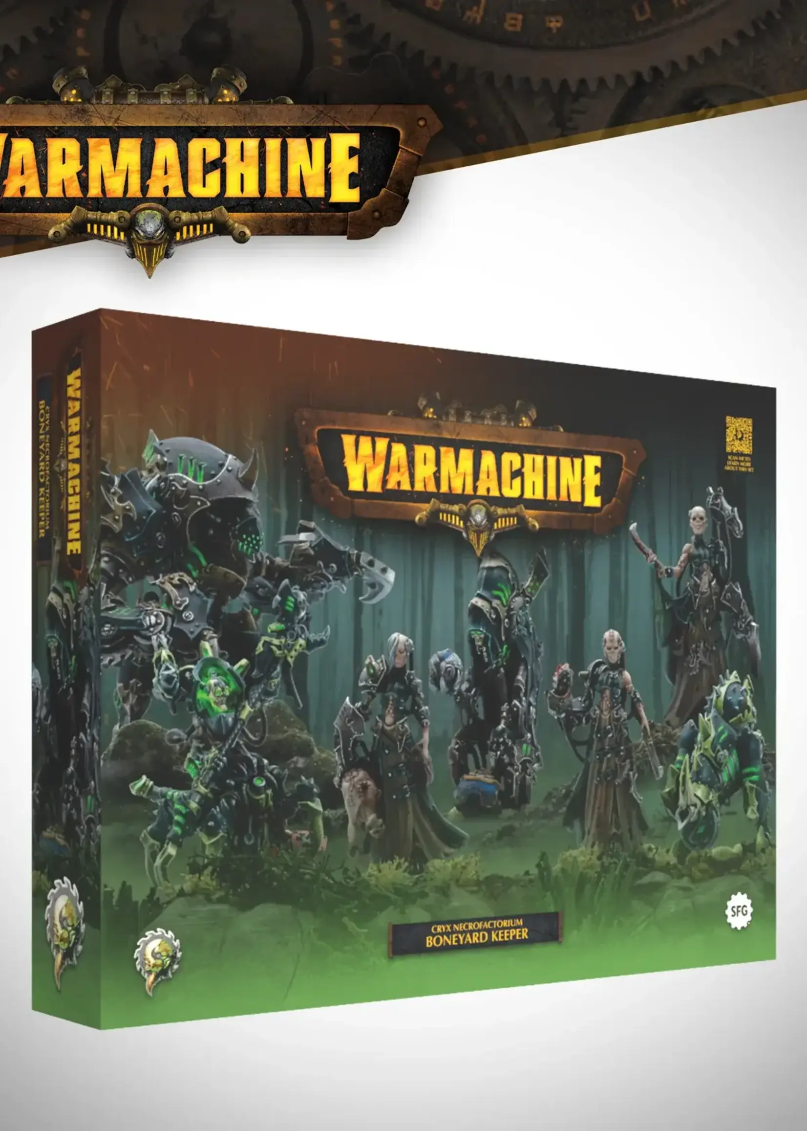 Steamforged Games LTD (SFG) Warmachine: Cryx Necrofactorium Command Set – Boneyard Keeper