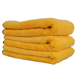 Chemical Guys Professional Grade Premium Silk Banded Microfiber Towels, 16'' X 24'' (3 Pack)