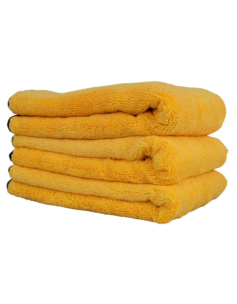 Chemical Guys Professional Grade Premium Silk Banded Microfiber Towels, 16'' X 24'' (3 Pack)