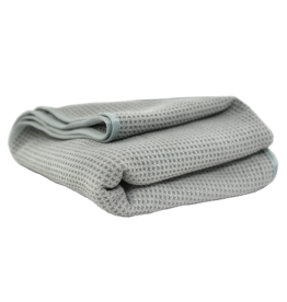 Chemical Guys Gray Matter Silk Effect Super Soft Microfiber Waffle Weave Dryer Towel (36'' x 25'')