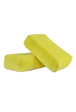 Chemical Guys Yellow - Microfiber Applicator Premium Grade (2 Pack)