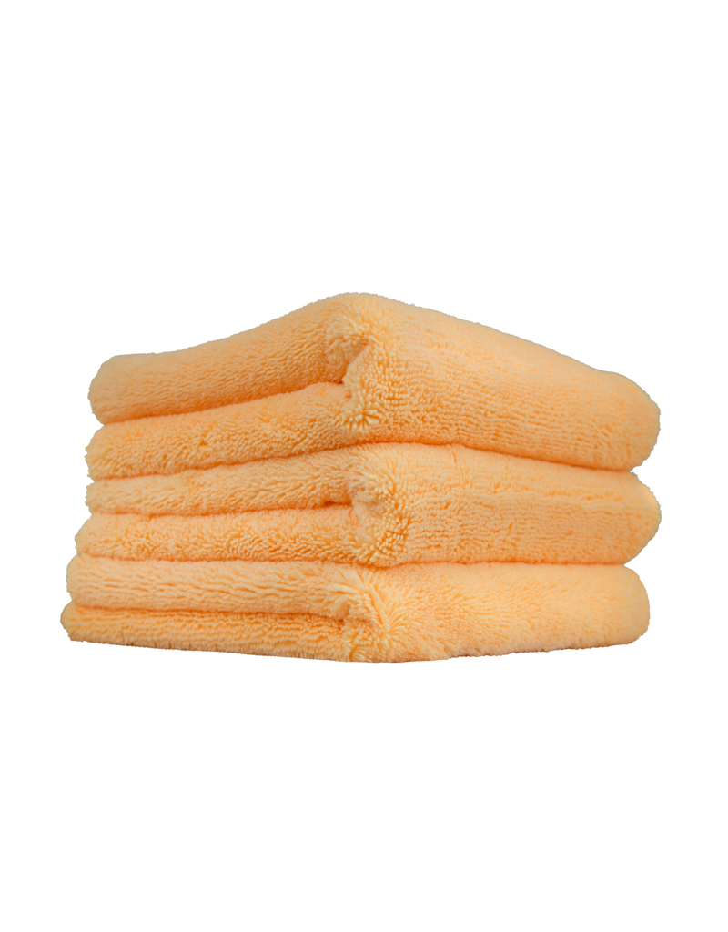 Chemical Guys El Gordo -Orange Banger Professional Fat Microfiber 70/30 Extra Thick Supra Microfiber Towels 16 X 16 (3 Pack)