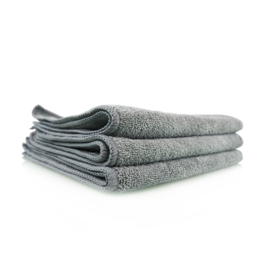 Chemical Guys Workhorse Gray Professional Grade Microfiber Towel 16''X16'' (Metal) (3 Pack)
