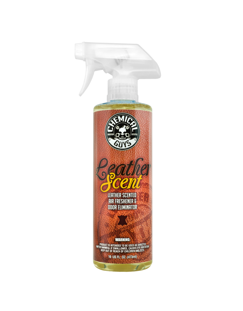 Chemical Guys Leather Scent Premium Air Fragrance & Freshener (16 oz)