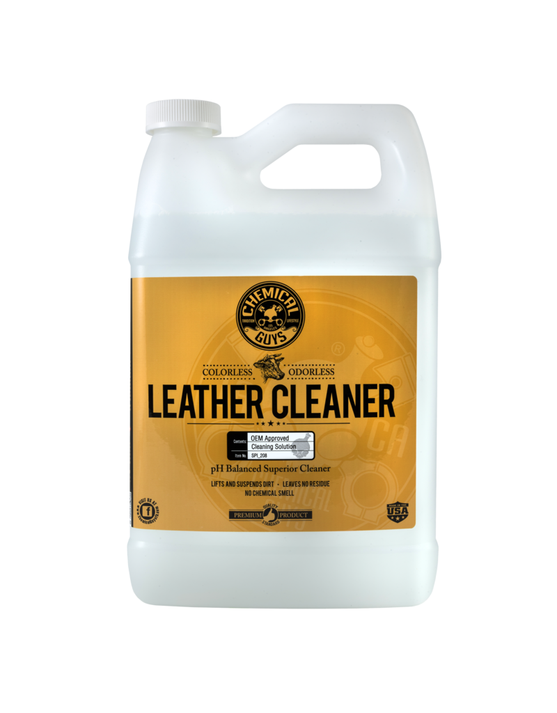 Chemical Guys Leather Cleaner OEM Approved Colorless + Odorless Leather Cleaner (1 Gal)