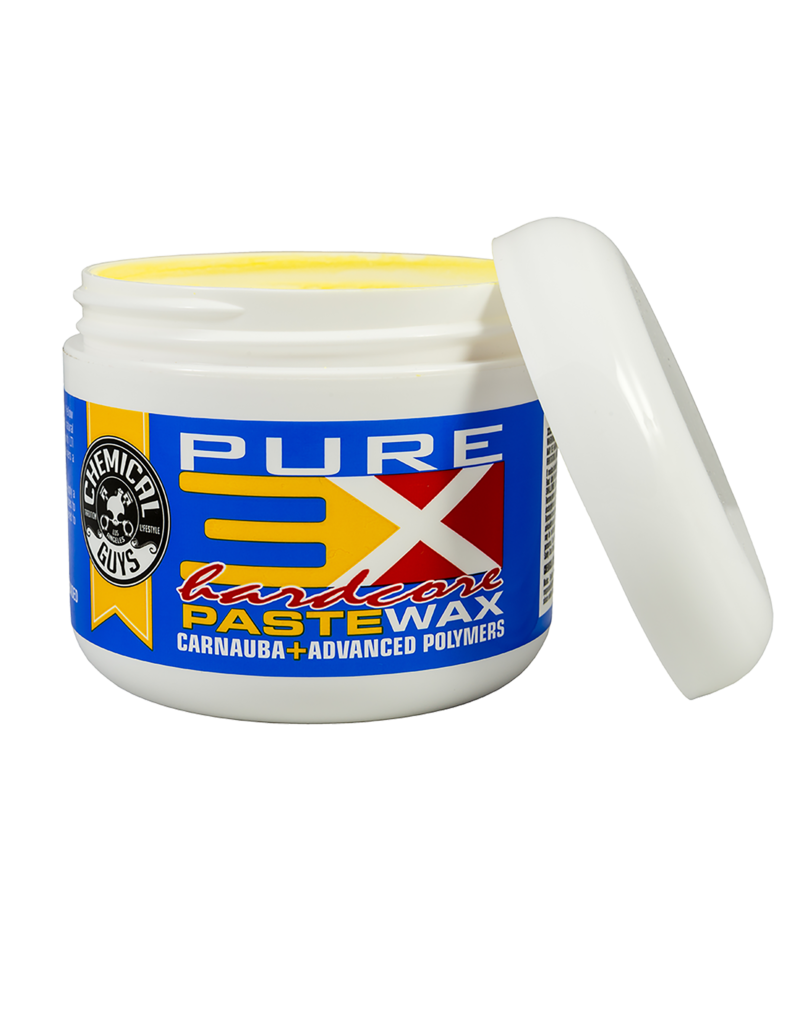 Chemical Guys XXX Hard Core Pure Carnauba Paste Wax+Advanced Polymers (8 oz) Single Jar.