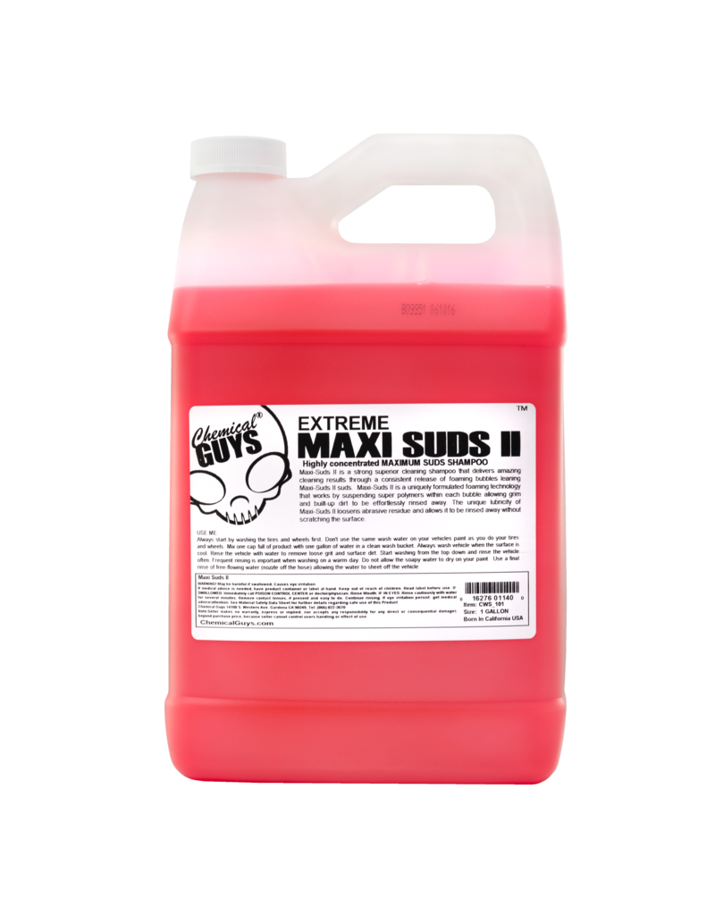 Chemical Guys Maxi-Suds II ~Super Suds Shampoo-Superior Surface Shampoo (1 Gal)