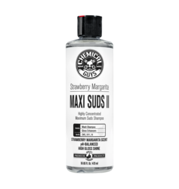 Chemical Guys Maxi-Suds II: Super Suds Shampoo- Strawberry Clear - Superior Surface Shampoo (16 oz)