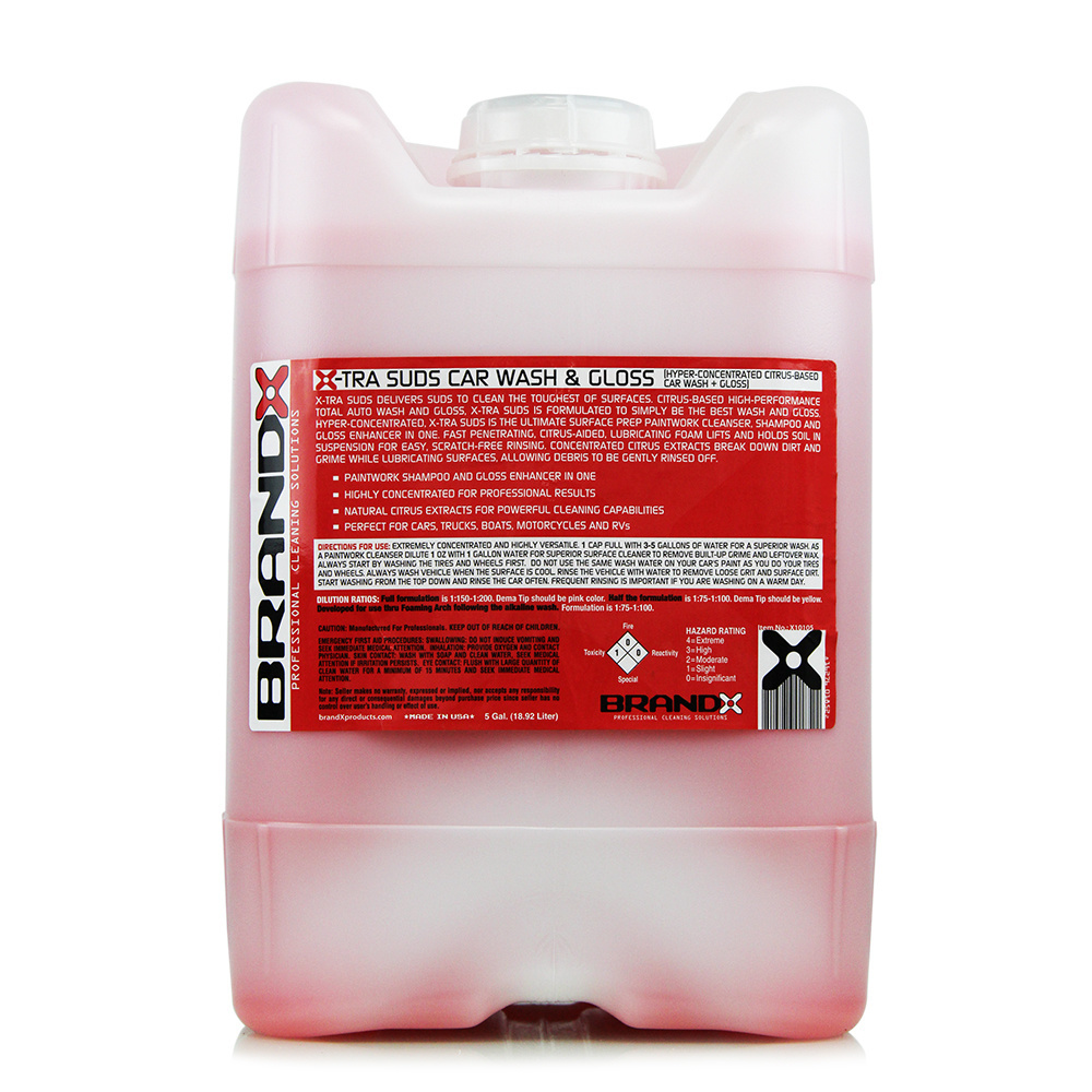 BrandX Brand XTRA Suds Car Wash (5 Gal. Cube) Detail Garage