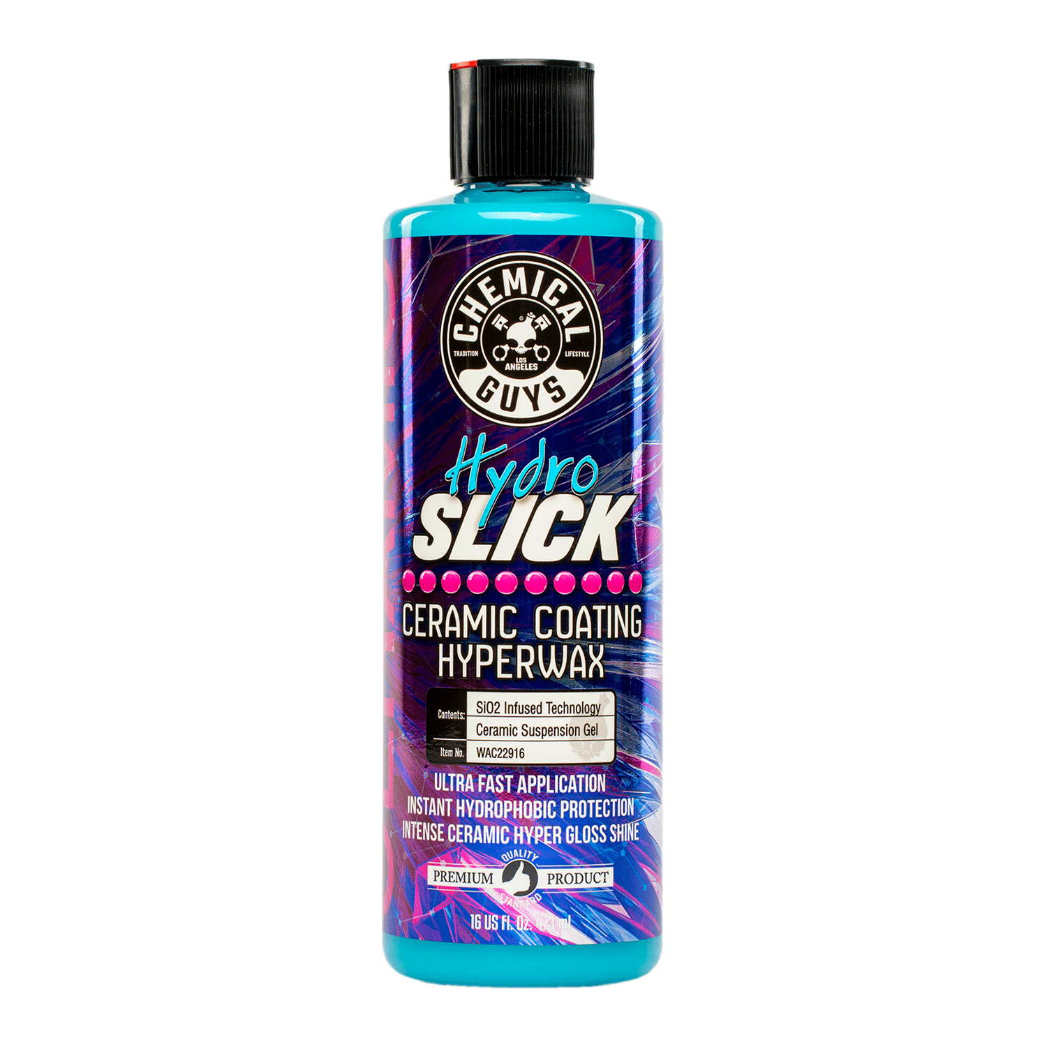 Chemical Guys WAC22916 Hydro Slick Ceramic Coating Hyper Wax (16 oz