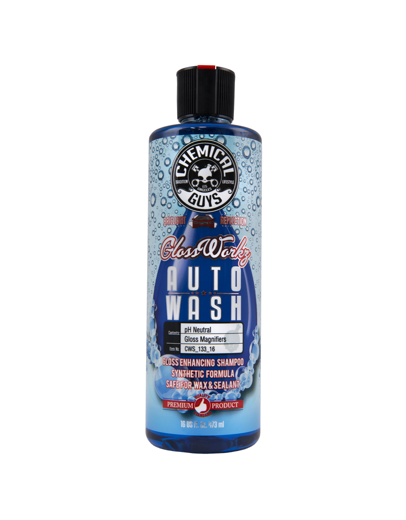 Chemical Guys Glossworkz-Auto Wash -Gloss Booster And Paintwork Cleanser ( 16 oz)