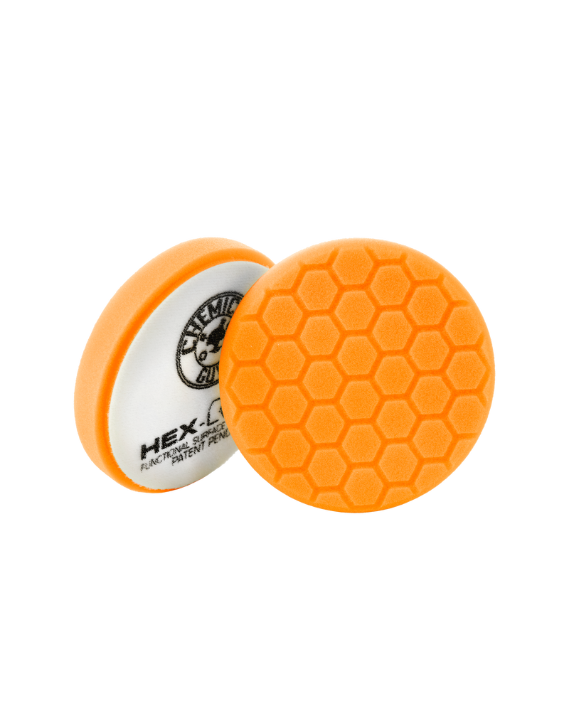 Hex-Logic 4'' Hex-Logic Pad Orange Medium-Heavy Cut Scratch & Swirl Remover Pad- (4''Inch)