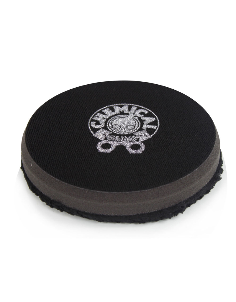 Chemical Guys 5.5'' Finishing Micro Fiber Pad, Black Inner Foam, 3/4'' Thickness (1pcs)