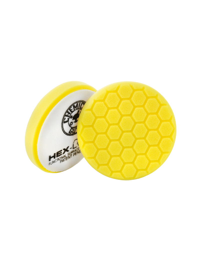 Hex-Logic 6.5 '' Hex-Logic Pad Yellow Cutting/Compounding Pad- Chemical Guys Premium Pads -(6.5''Inch)