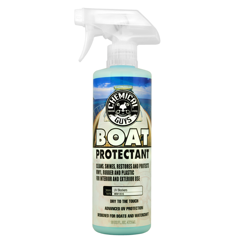 Chemical Guys Boat Vinyl & Rubber Protectant (16oz) Detail Garage