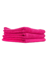 Chemical Guys Ultrafine Microfiber Towels, Pink (15''X15''; 3 Pack)