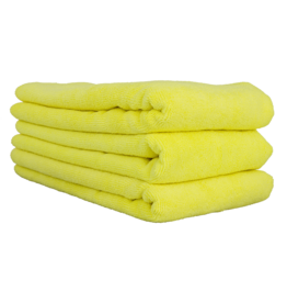 Chemical Guys Workhorse Towel-Yellow For Interiors Professional Grade Microfiber Towels (16'' X 24'') (3-Pack)