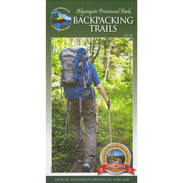 THE FRIENDS OF ALGONQUIN PARK ALGONQUIN PROVINCIAL PARK BACKPACKING TRAILS MAP