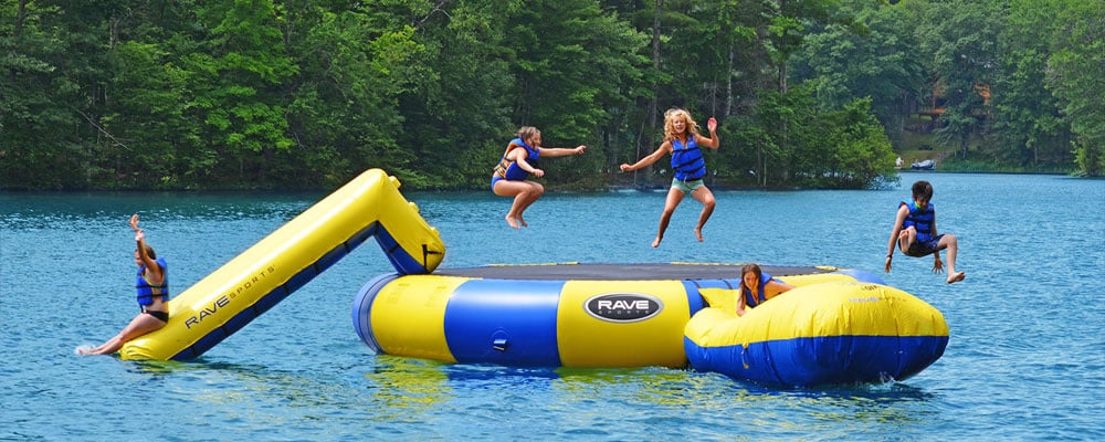 Rave Sports - Water Trampoline Rope Swing Attachment – Recreation Outfitters