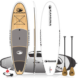 KAHUNA WARRIOR BRADDAH BAMBOO 10'3" STANDUP PADDLEBOARD PACKAGE