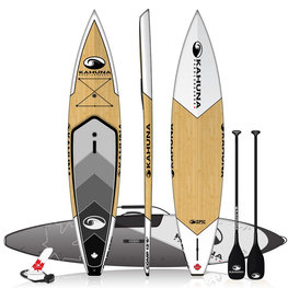 KAHUNA COMP BAMBOO 12'6" STANDUP PADDLEBOARD PACKAGE