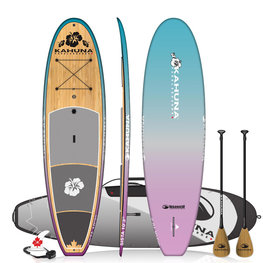 KAHUNA WARRIOR SISTA BAMBOO ZEN 10'3" STANDUP PADDLEBOARD PACKAGE