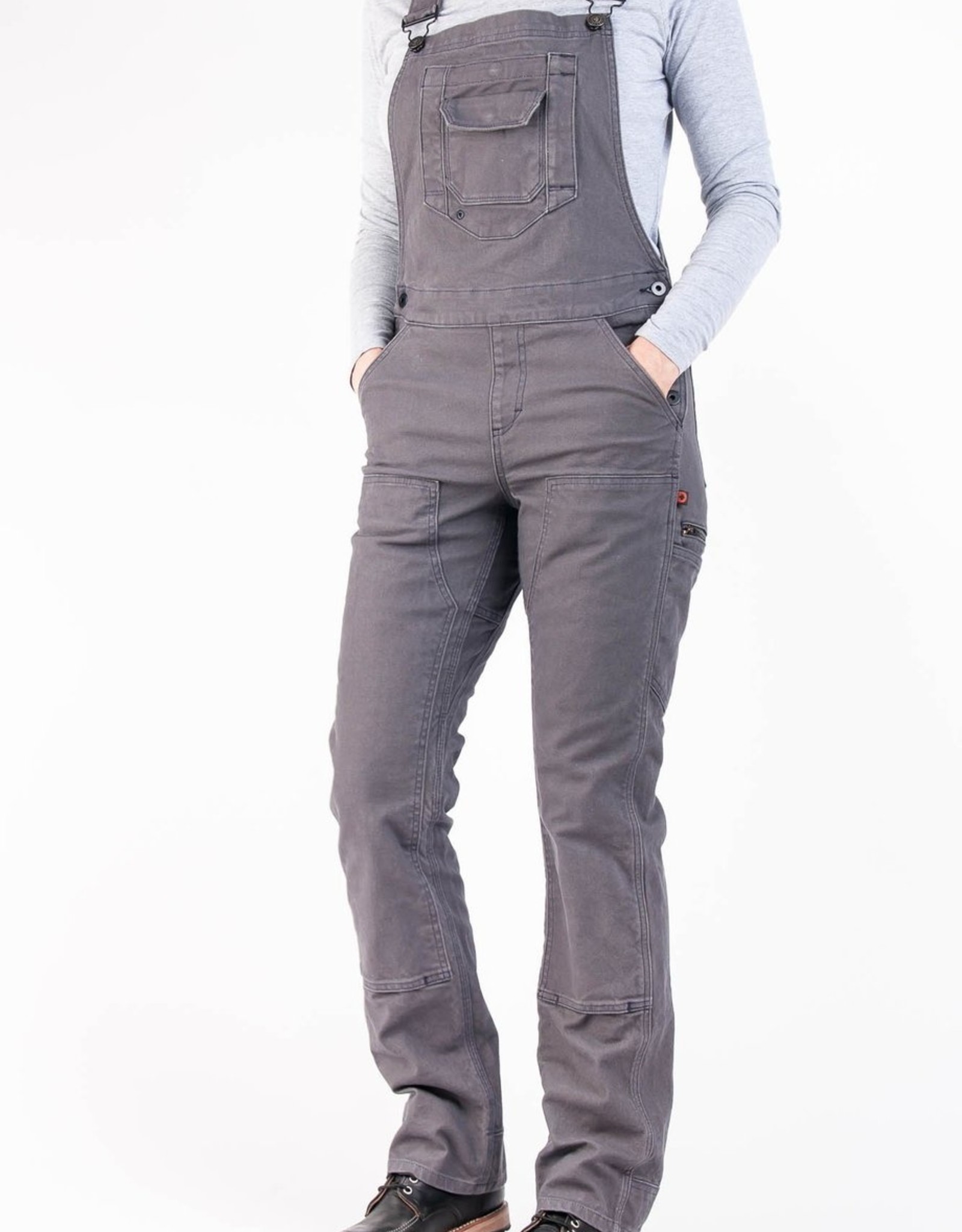 DOVETAIL Dovetail Womens Workwear Freshley Overall - Dark Grey