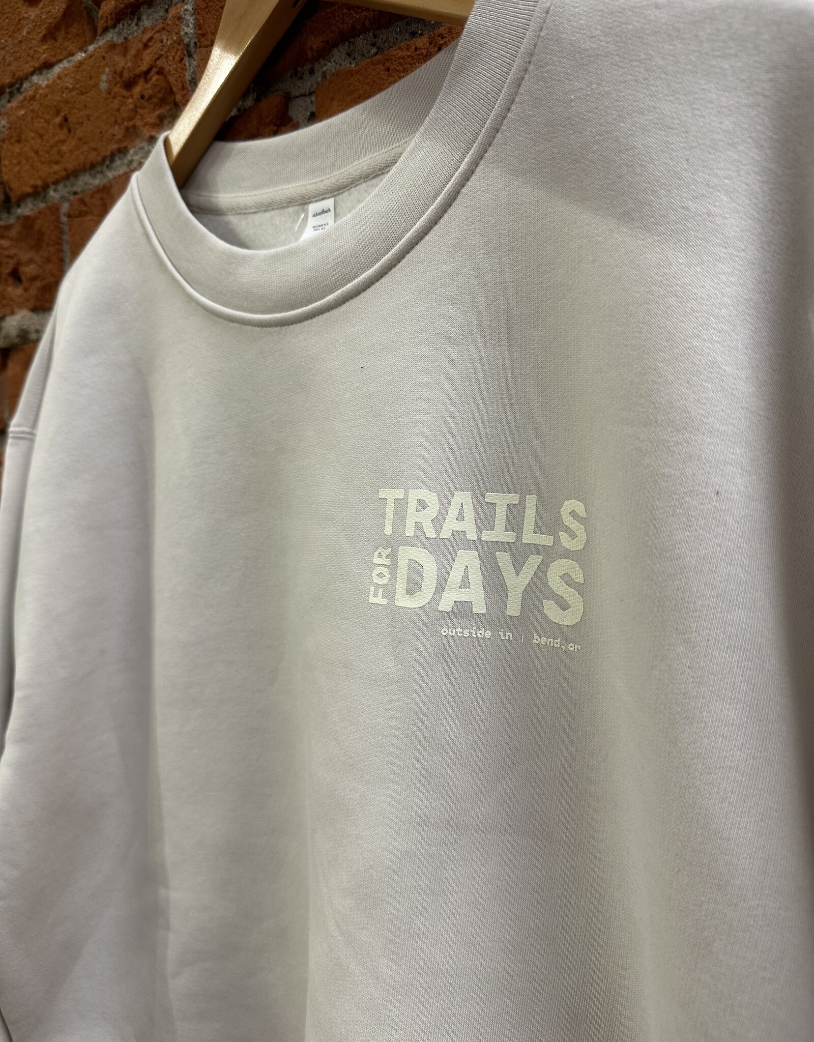Outside In Outside In Cropped Crew Neck Sweatshirt