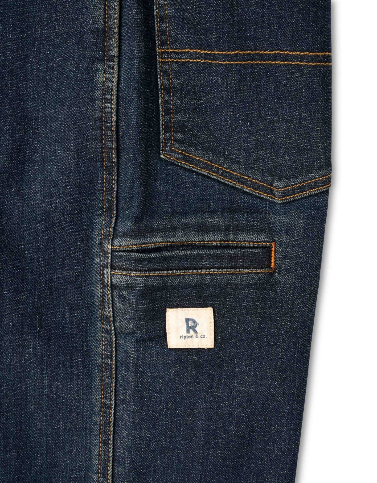 RIPTON Ripton Mens Cordura Jeans Dark Dirty