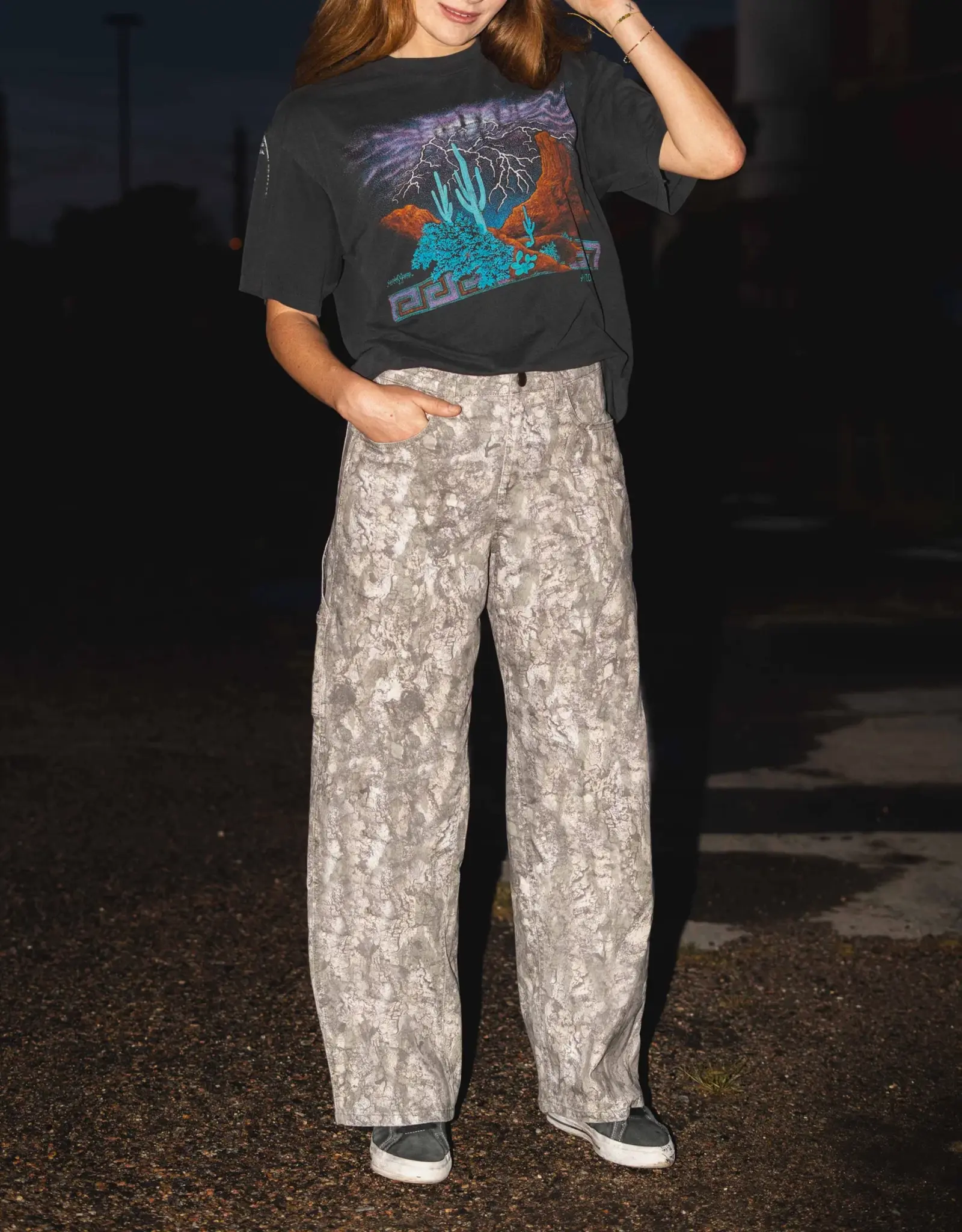 RIPTON Ripton Women's Superlite Wide Leg Pant in Diesel and Cameo