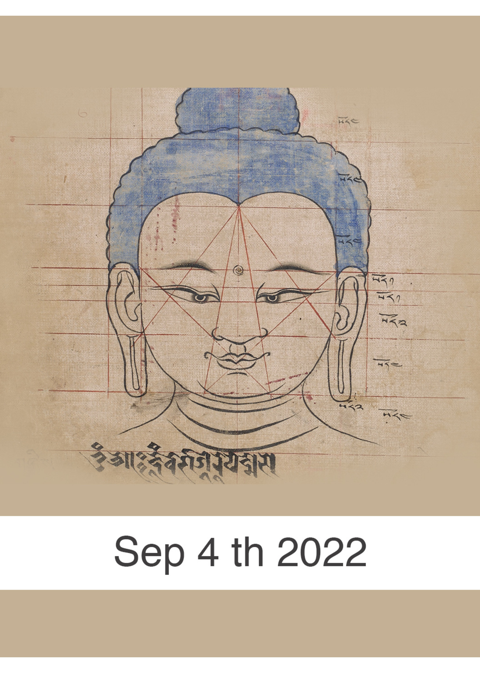 Abhi Sivadas Art Class Draw the Face of the Buddha