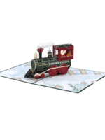 Santa Christmas Train Lovepop Card
