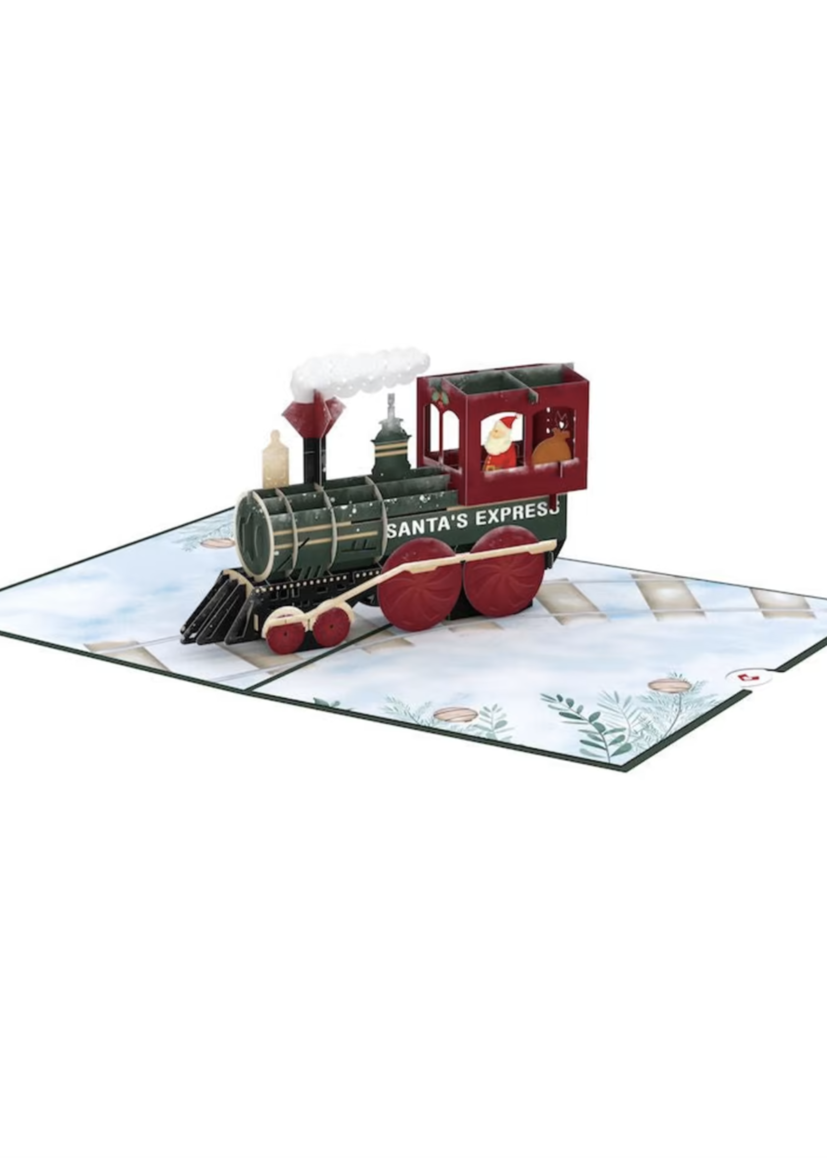 Santa Christmas Train Lovepop Card
