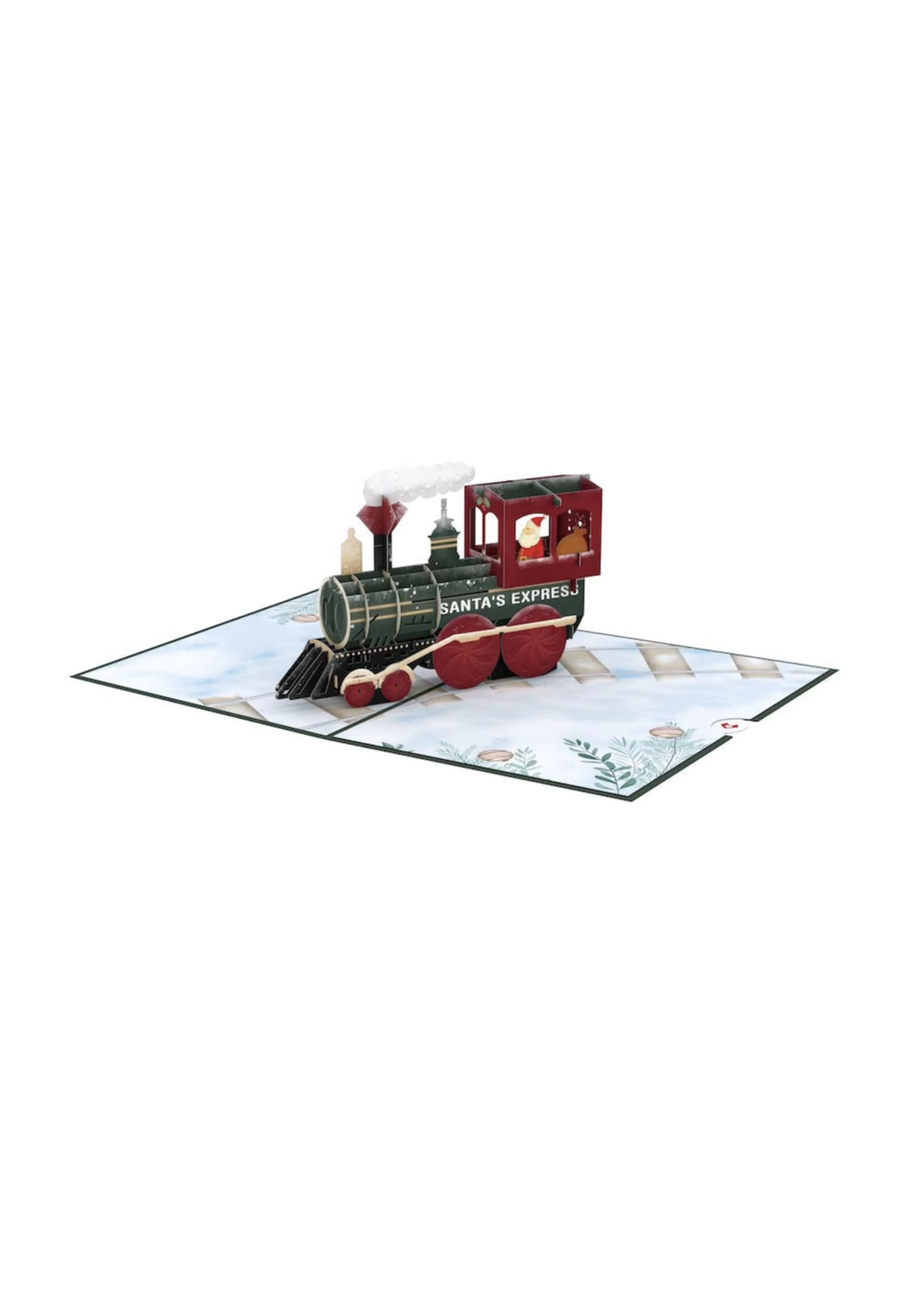 Santa Christmas Train Lovepop Card