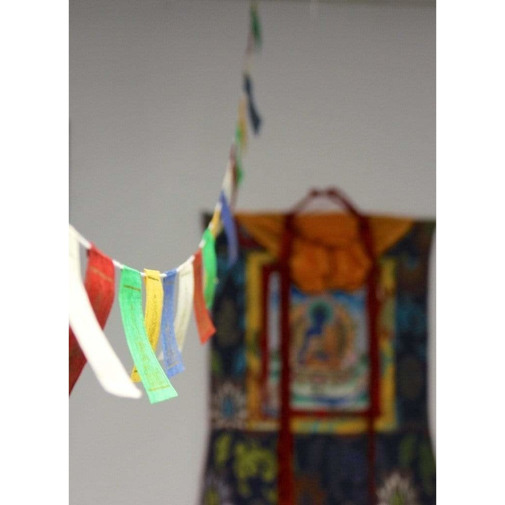 Dzi Handmade Medicine Buddha Paper Prayer Flag