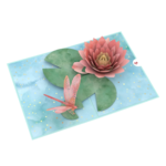 LovePop Water Lily Dragonfly Lovepop Card