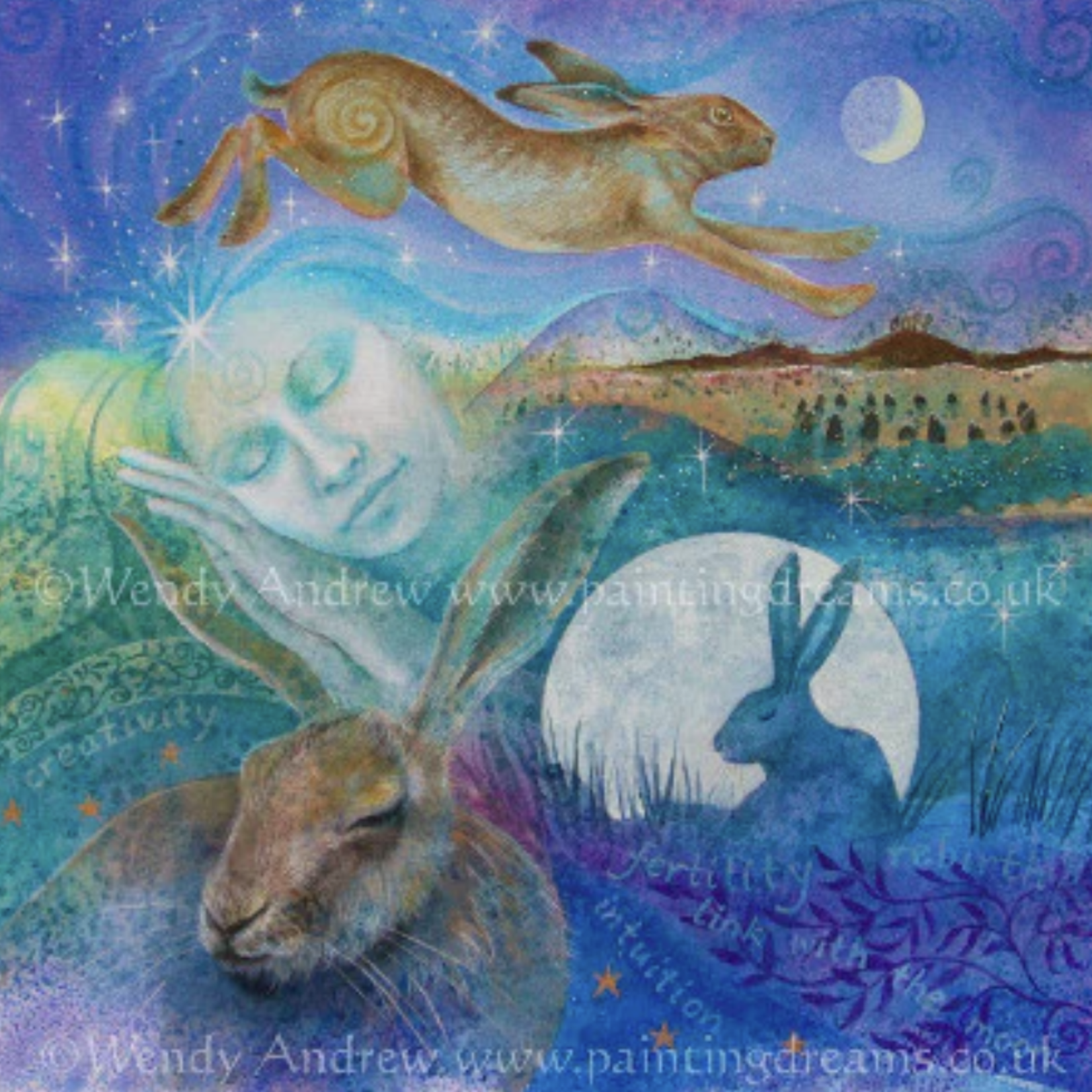 Hare Moon Cards‎ Assorted