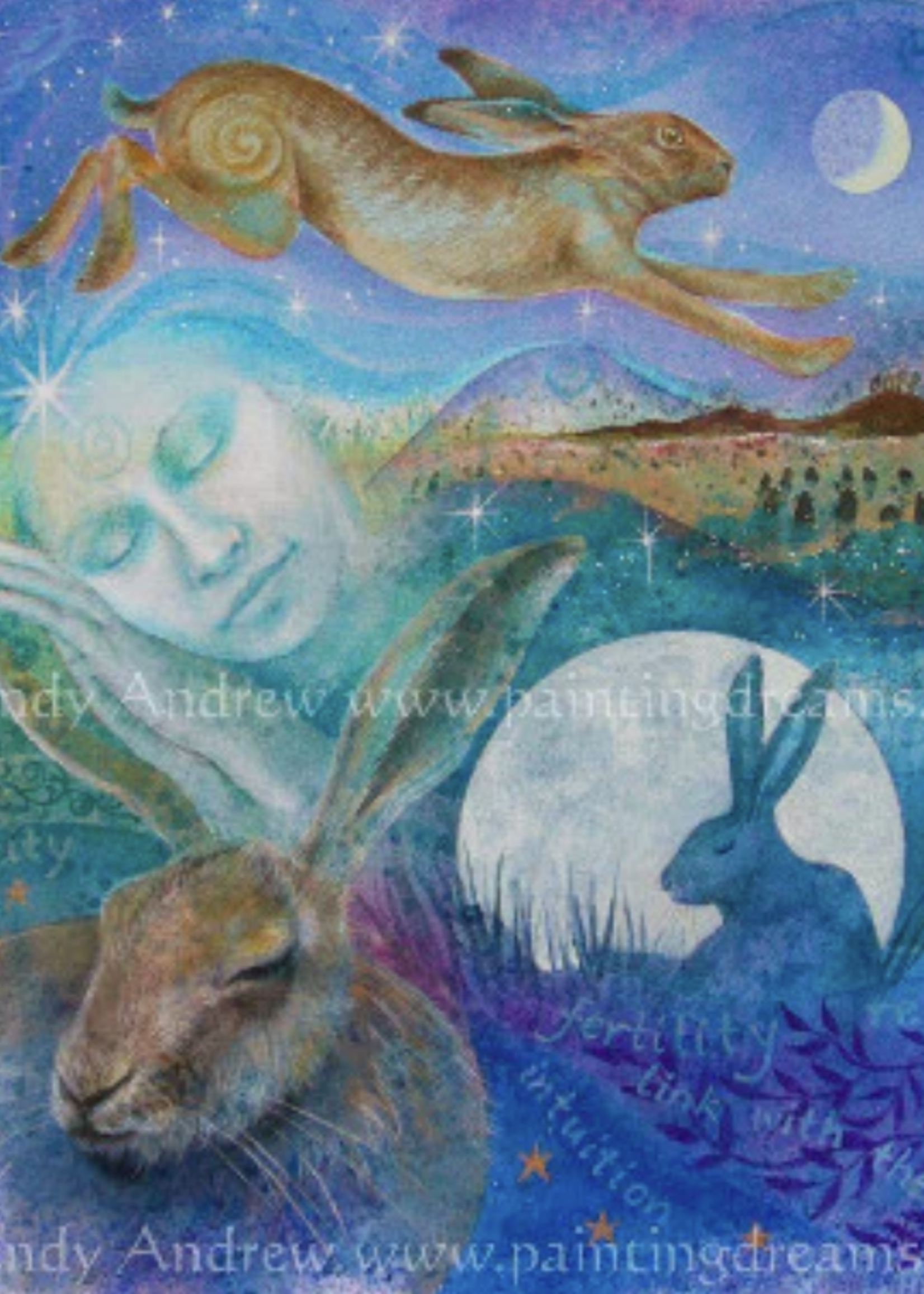 Hare Moon Cards‎ Assorted