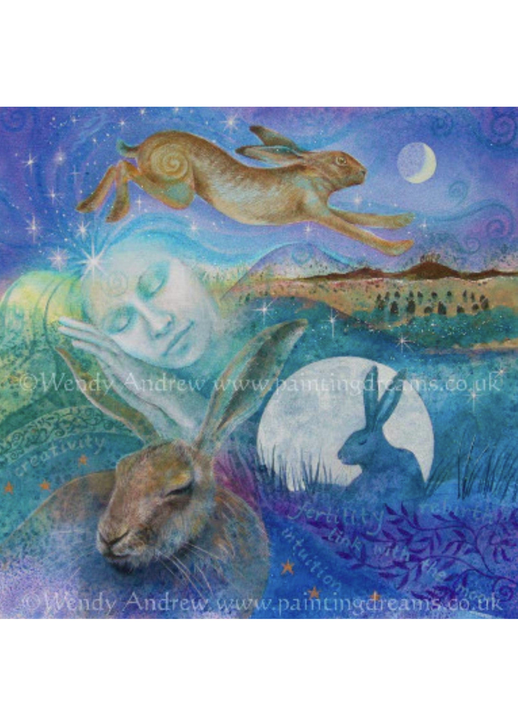 Hare Moon Cards‎ Assorted