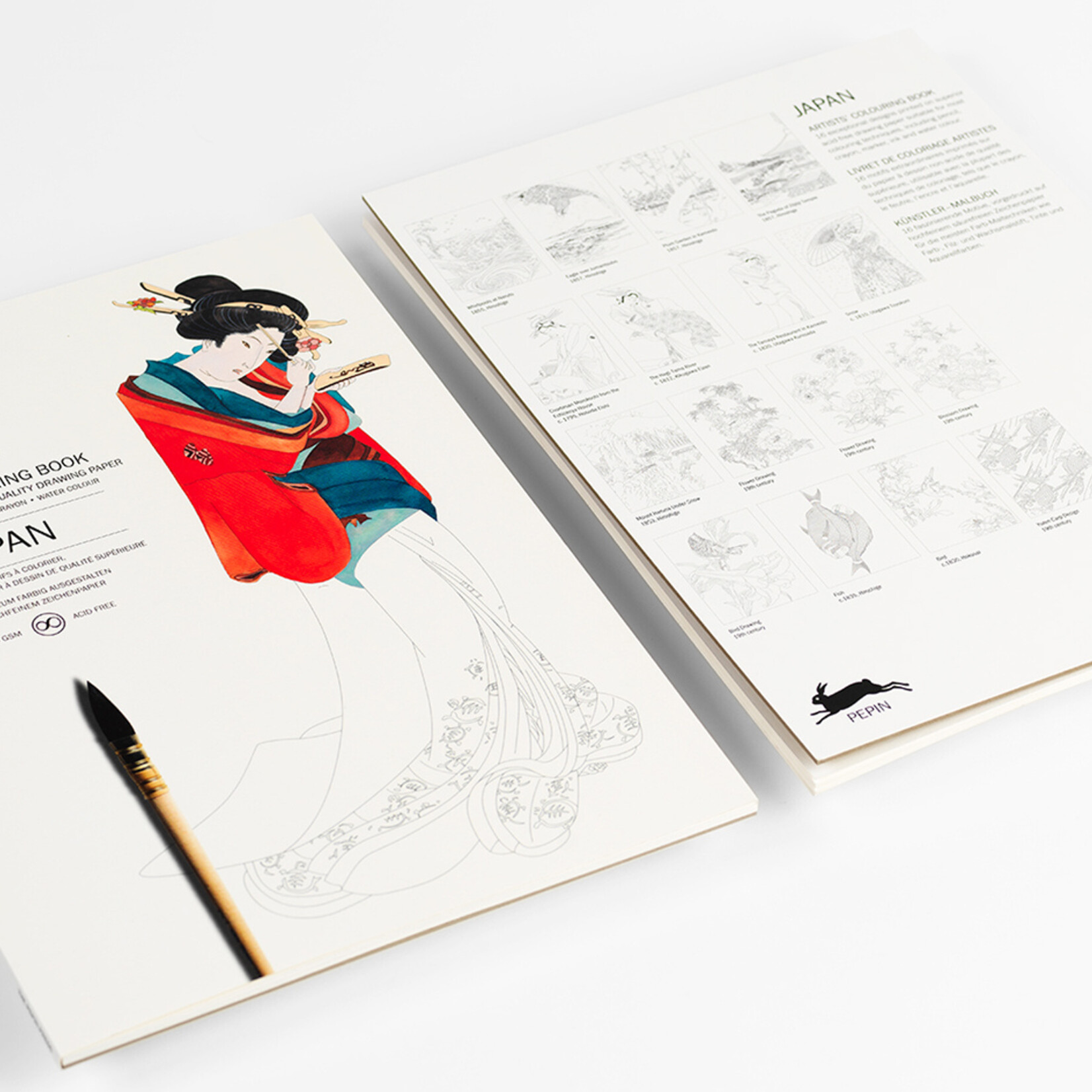 Pepin Press Pepin Press Coloring Book  Japan