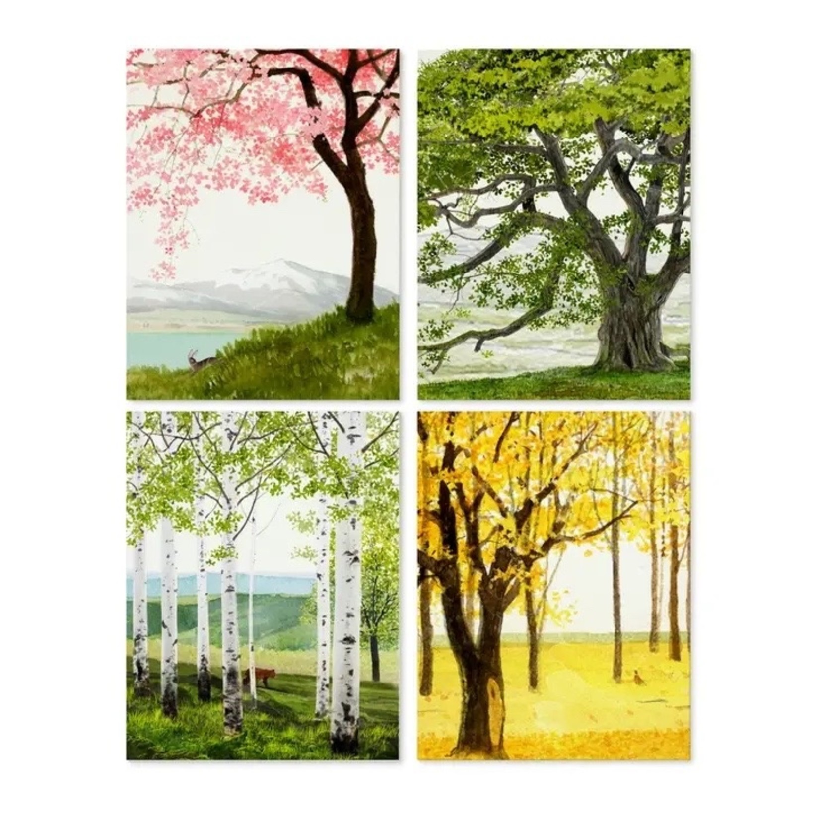 Felix Doolittle Trees themed boxed  Cards